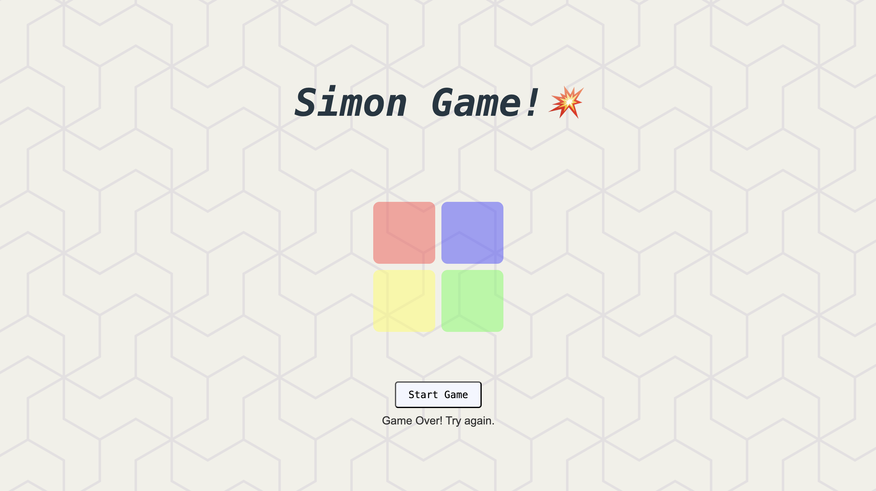 simon game